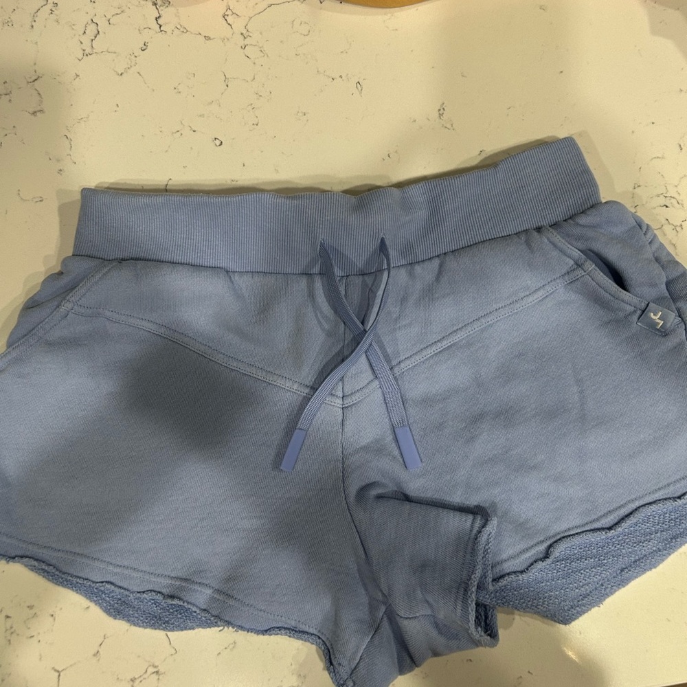 JoyLab Light Blue Textured shorts